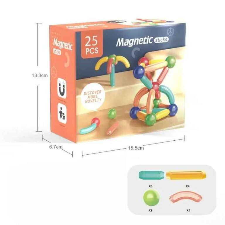 Bastões Magnéticos encaixa bebê