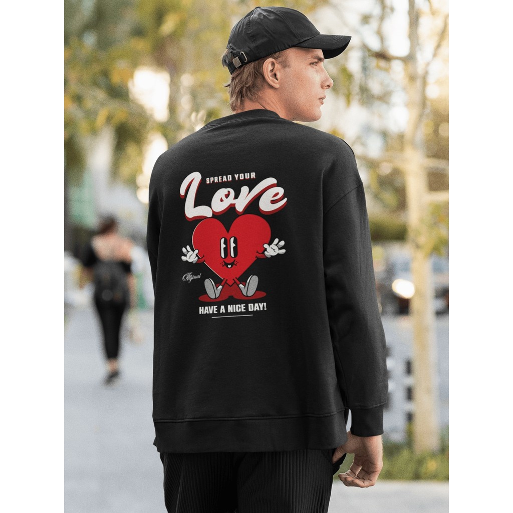 Moletom Careca Blusa de Frio Suéter Gola Redonda Masculino Casual Streetwear 100% Algodão Estampado