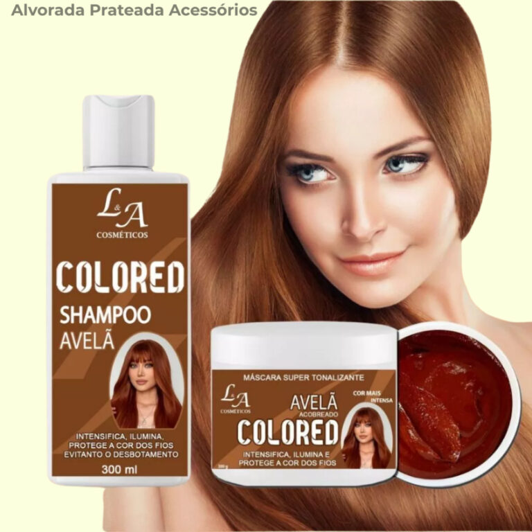 Kit Shampoo + Máscara Tonalizante Castanho Avelã