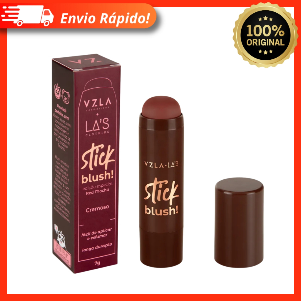 Blush Stick Red Mocha – Vizzela + Las – Lançamento