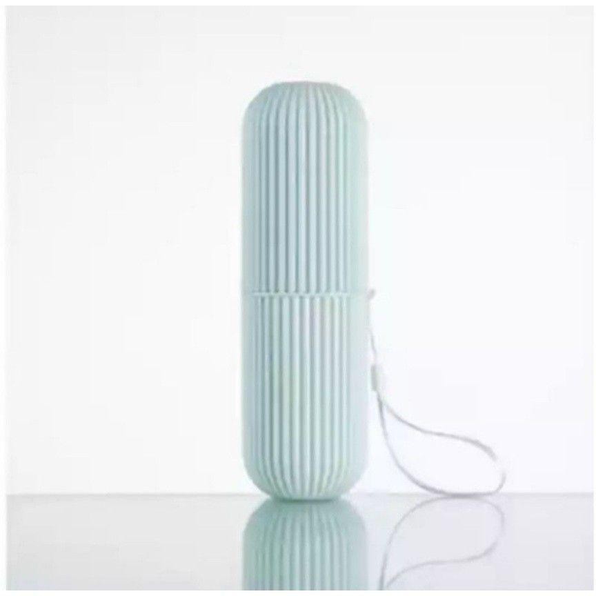 Estojo Porta Escova e Pasta Dental Plástico Multiuso para Viagem Viagem Bolsa Escola Colorido