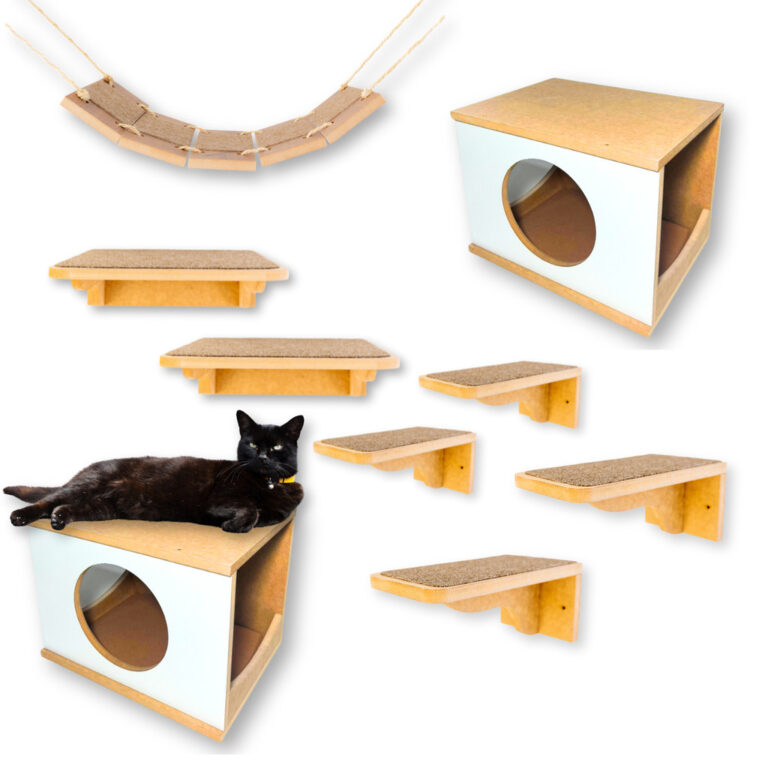 Playground Gato 9pcs Resistente Envio Montado Para