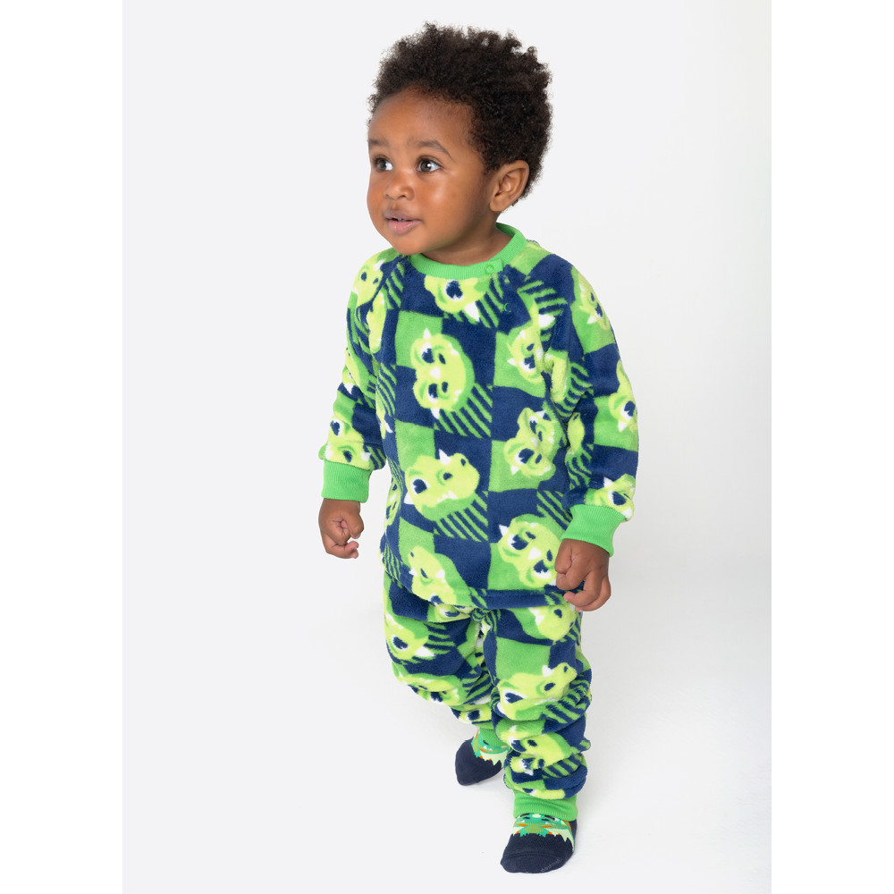 Pijama Manga Longa Soft Bebê Menino Dragão Camping – Puket