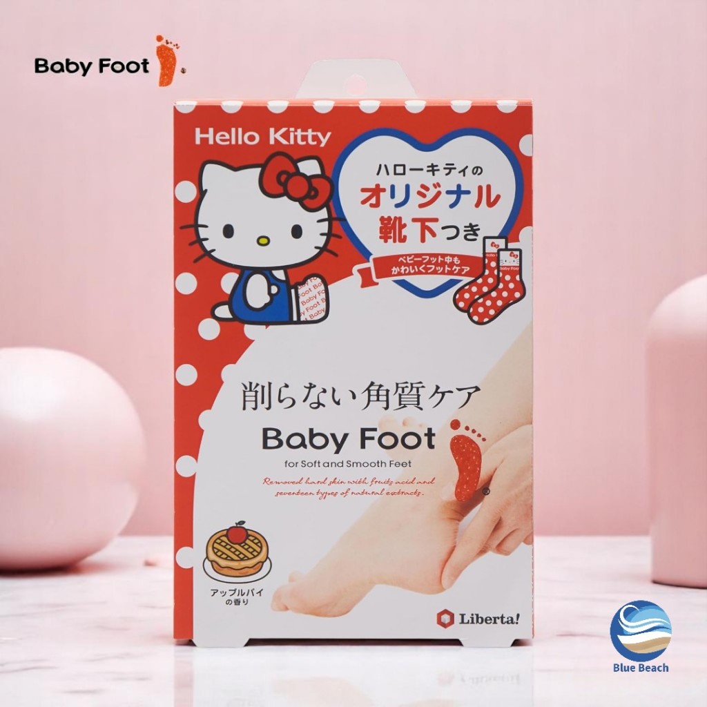 Baby Foot Esfoliante Pés Hello Kitty 60min/Removedor Calosidade Natural