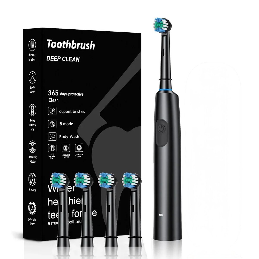 Escova Elétrica Deep Clean Ultra + Refis