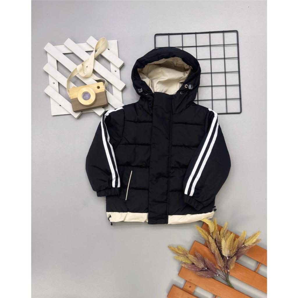 Jaqueta Bobojaco Infantil Grosso Menino e Menina (detalhe na manga)