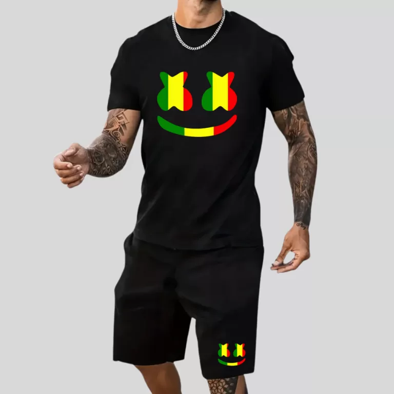 Conjunto Camiseta Roblox + Short De Praia Masculin