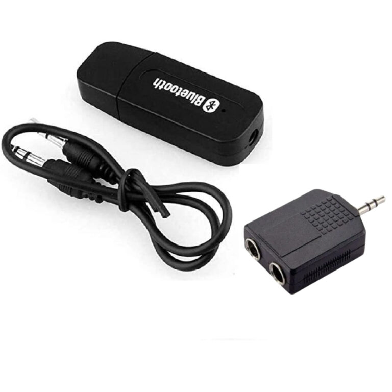 Receptor Adaptador Bluetooth Usb P2 P10 Duplo Prof