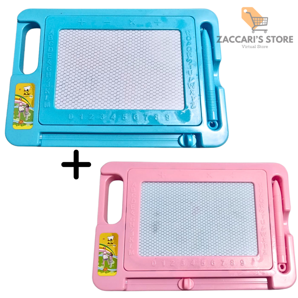 Kit 2 Lousas Mágicas Para Crianças Para Desenhos Diversão