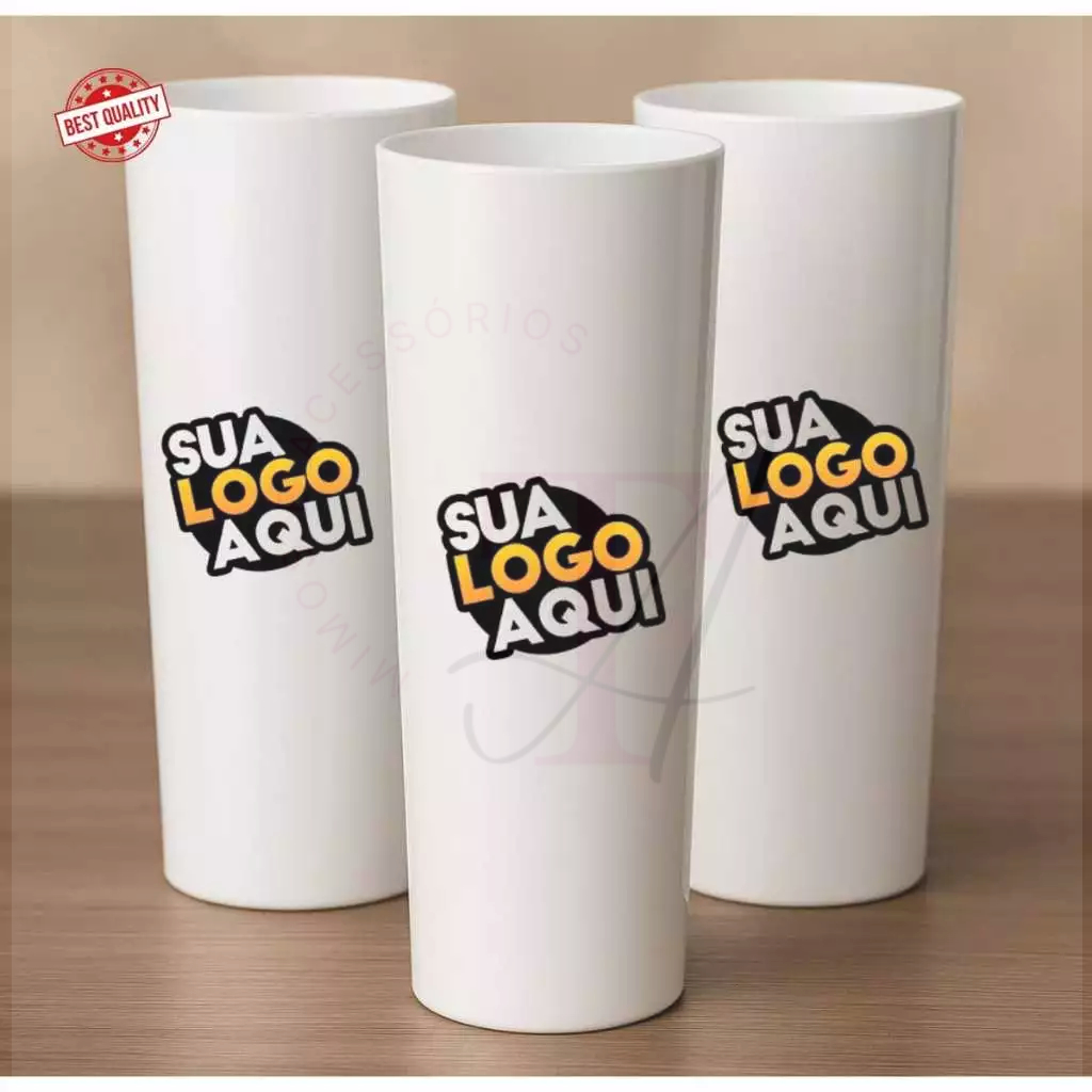 Kits de Copos Long Drink Personalizados para Evento Festa Aniversário Qualquer Estampa