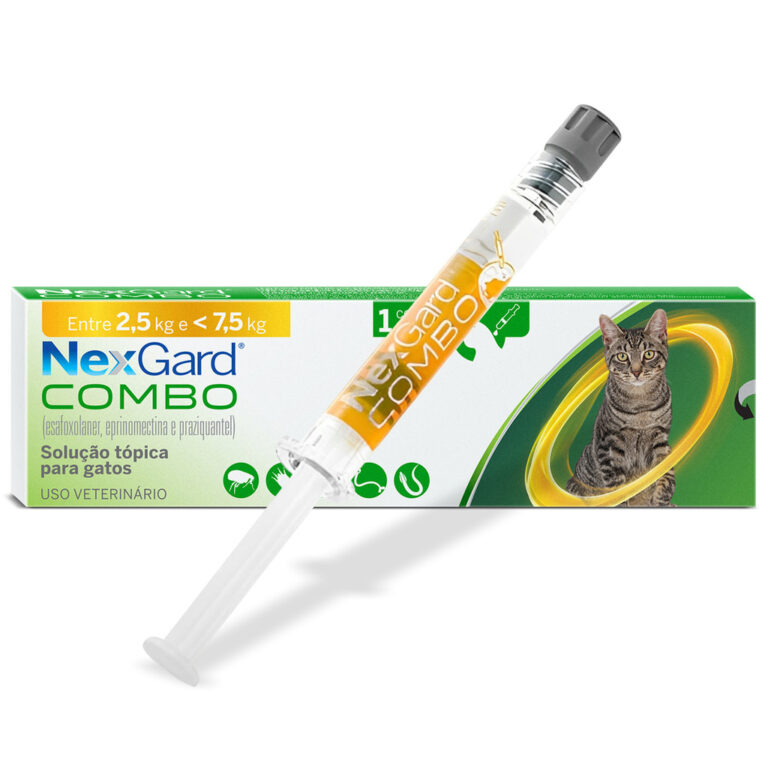 Nexgard Combo – Gatos – 2,5 a 7,5 Kg &