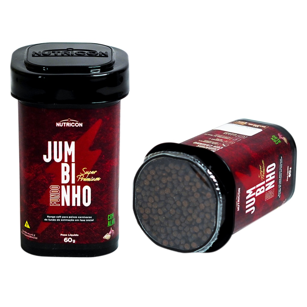 Ração Peixes de fundo Carnivoros Pequenos Jumbinho 60g Nutricon
