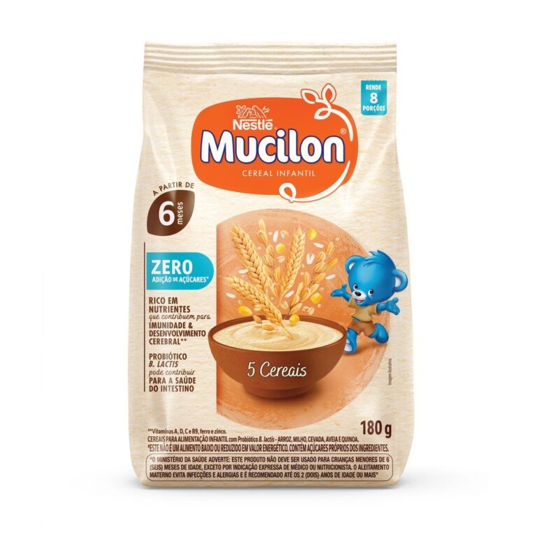 Cereal Infantil Mucilon Seleção da Natureza 5 Ce