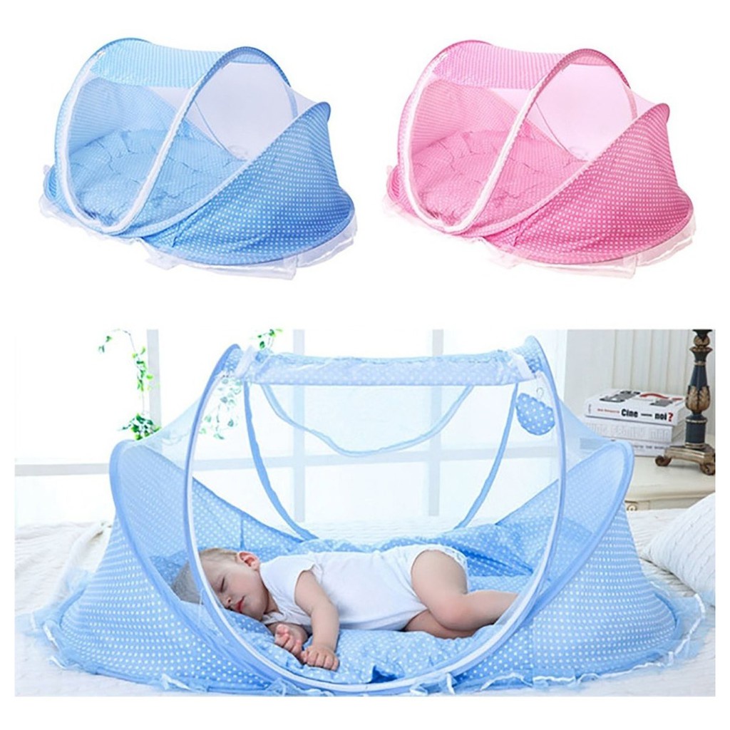 Berço Com Mosquiteiro Portátil Happy Baby Dobrável