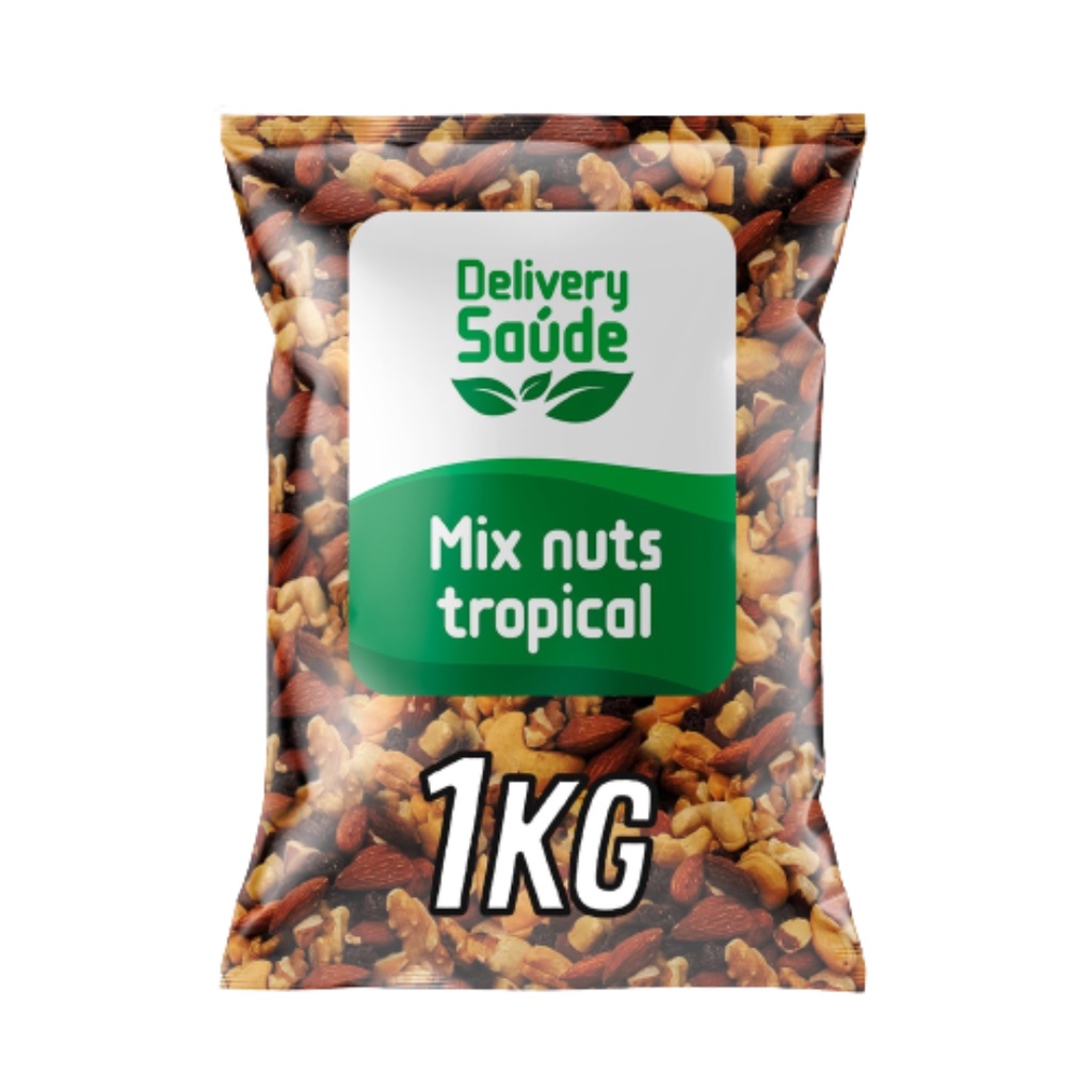 MIX PREMIUM NUTS Castanha de Caju/Castanha do Pará/Amêndoas/Nozes/Cranberry/Uva Passas/Amendoim 500G