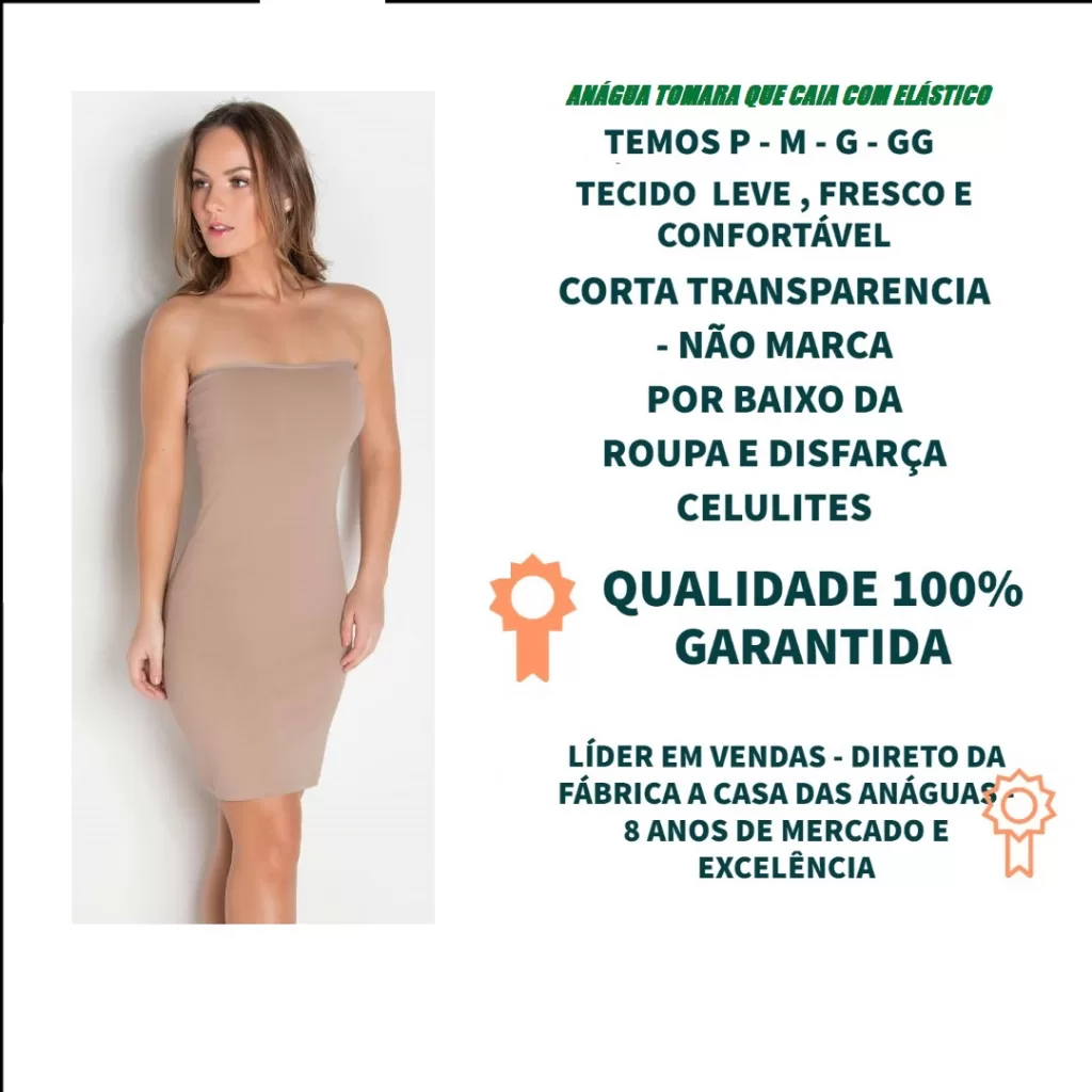 anagua tomara que caia segunda pele