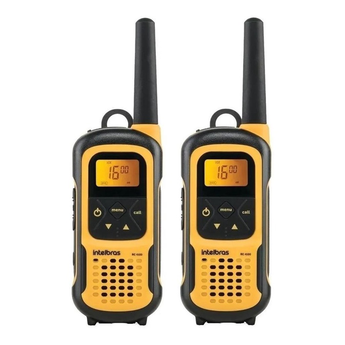 Rádio Comunicador Intelbras RC 4100 (Par): IP67, 