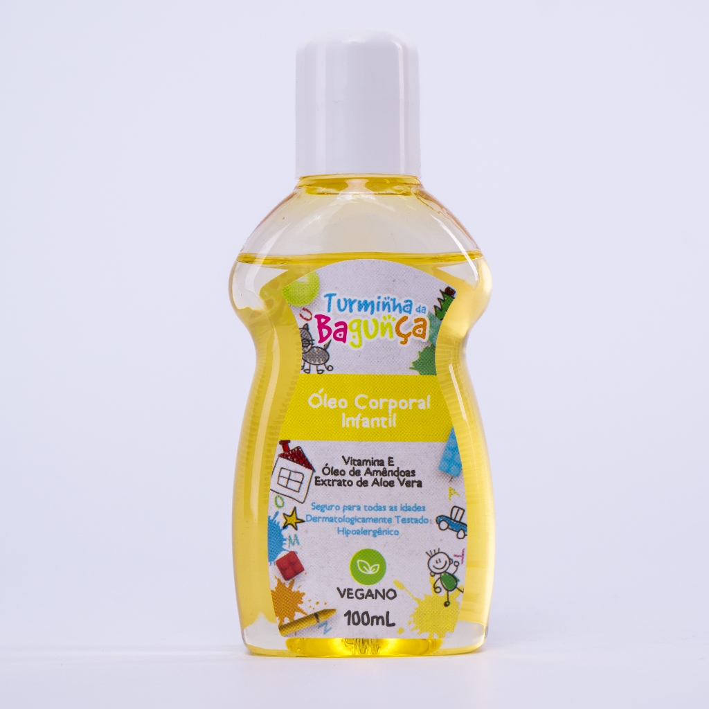 Óleo Corporal Infantil TURMINHA DA BAGUNÇA 100 ML – Altamente Hidratante