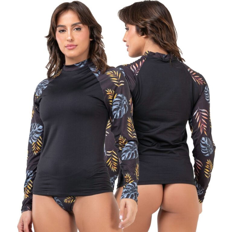 Blusa Térmica Feminina Proteção Uv 50+ Manga Lo