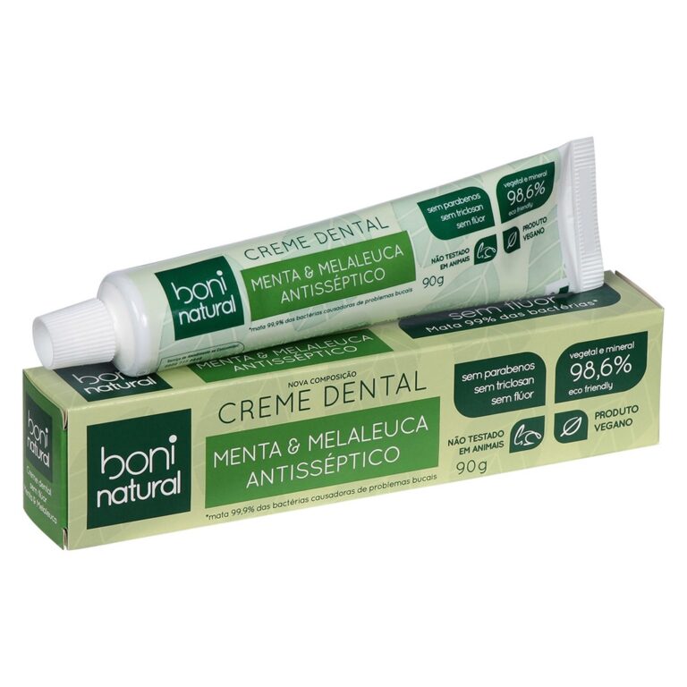 Creme Dental Boni Natural Menta e Melaleuca 90g