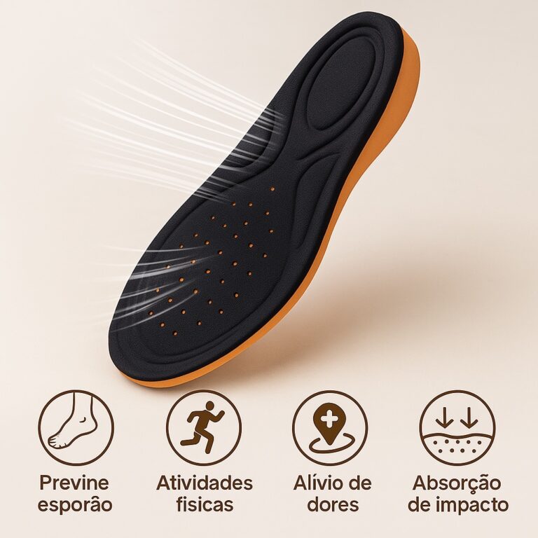 PAR DE PALMILHA EM GEL ORTOPÉDICA PARA DORES NOS 