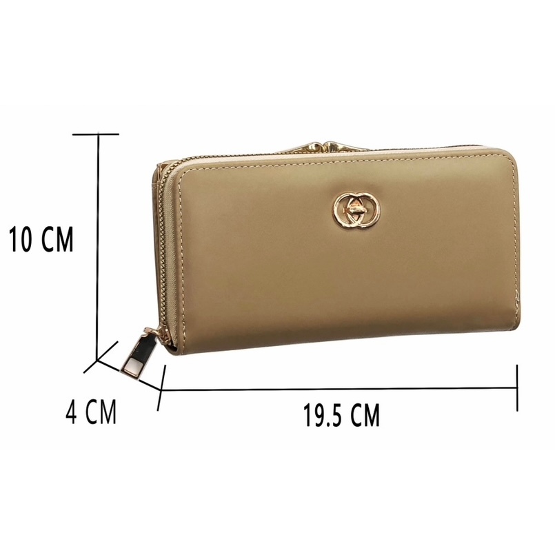 Carteira Feminina Em Zipper Com Alça transversal De Grande Capacidade Porta Cartão J01/J02/J03