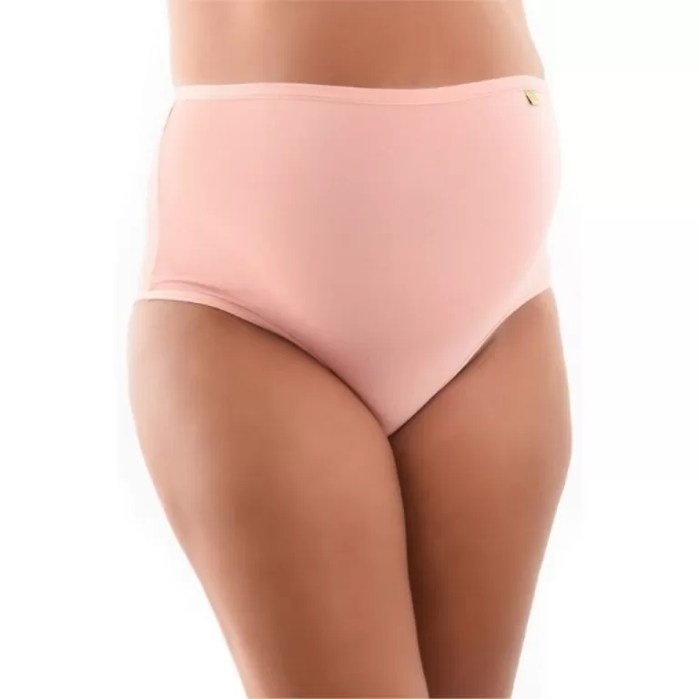 Calcinha Para Gestante Cintura Alta Conforto tecid