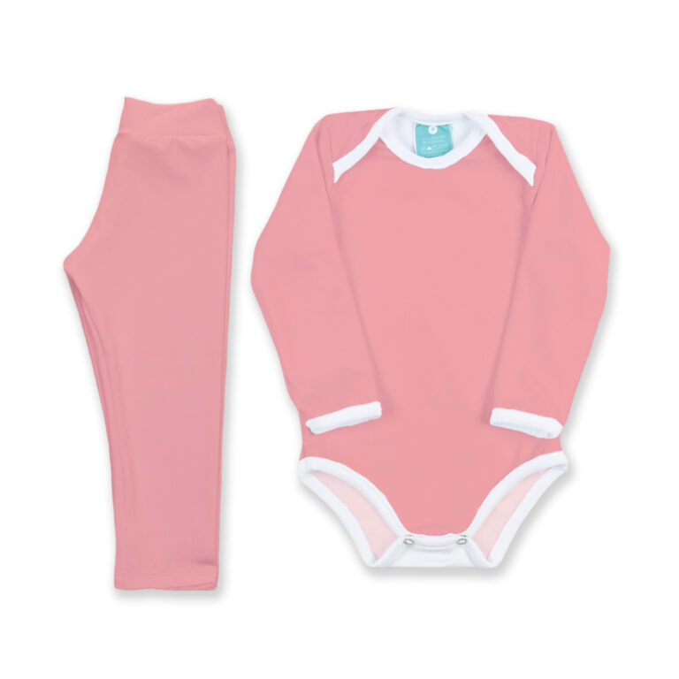 Pijama Térmico Infantil Meia-Estação Body Manga
