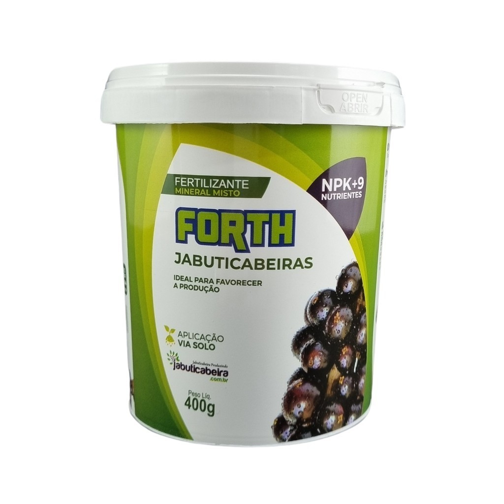 Adubo Fertilizante Para Jabuticabeira 29 Unid Pote 400g NPK+9