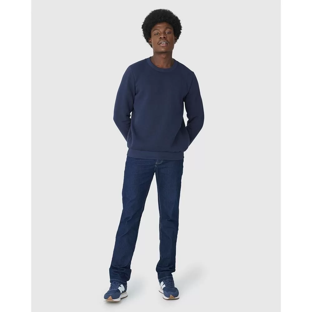 Calça Tradicional Masculina Em Jeans Com Poliéster Reciclado