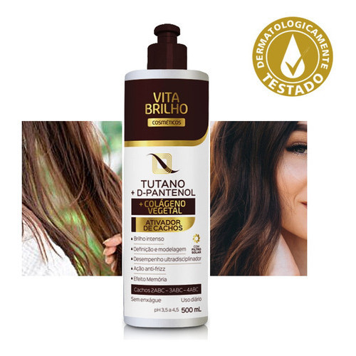 Ativador De Cachos Tutano + D-pantenol 500ml