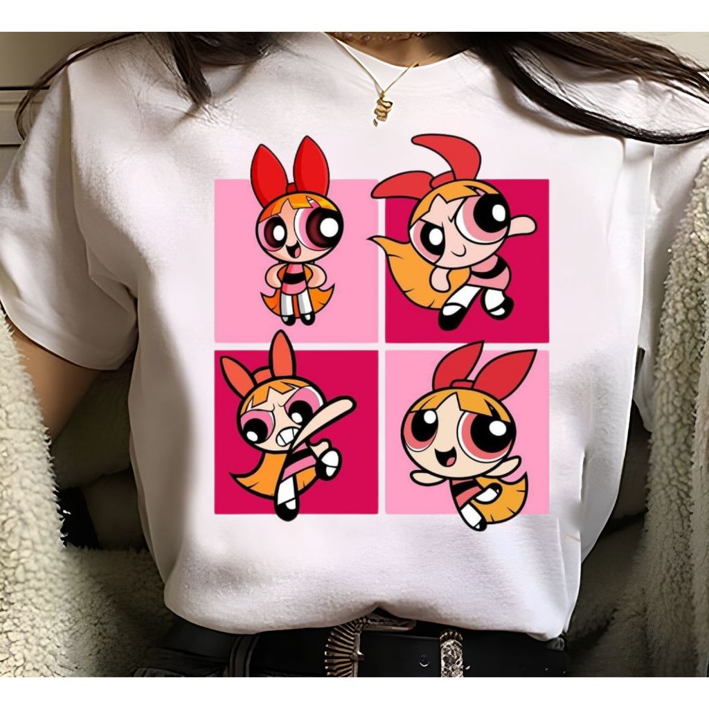 Camiseta adulta florzinha super poderosa