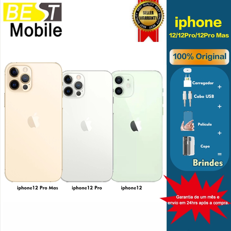 Celular IPhone 12/12 PRO/12 Pro Max 64gb 128gb 256gb DE VITRINE