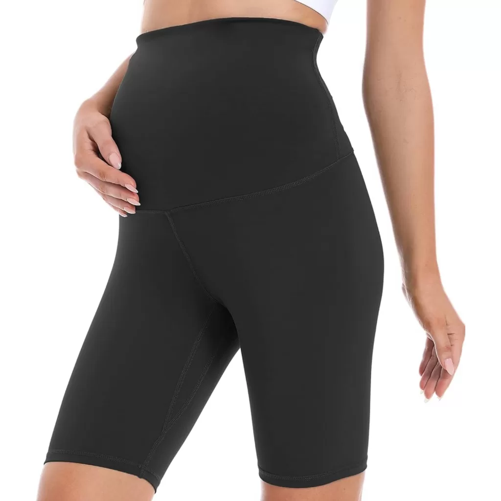 Bermuda gestante ciclista plus size shorts comprido curve maternidade grávida legging suplex sustent