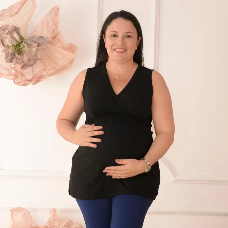 Blusa Bata Regata Para Gestante Roupas de Grávida