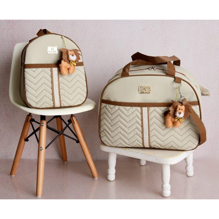 Kit Bolsa de Bebê 2 peças Mala Maternidade e Moc