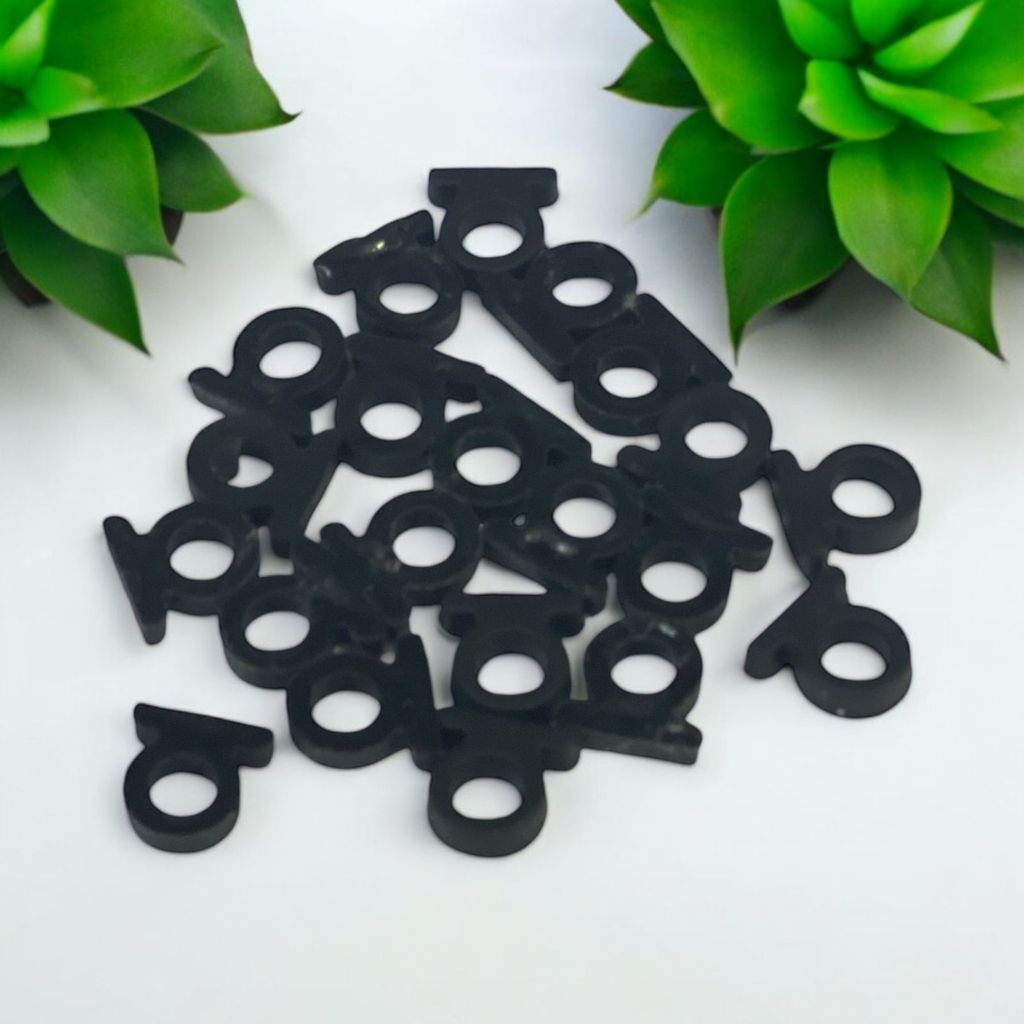 Kit 50 unidades Adaptador de Aplique Para Lápis ou Caneta Encaixe Emborrachado de PVC REF 776