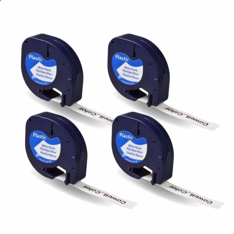 Kit 4 Fita Rotuladora Plástica Compatível 12mm B