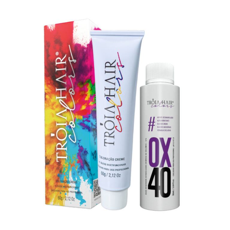 Ox 40 Volumes 90ml + Coloração 60g