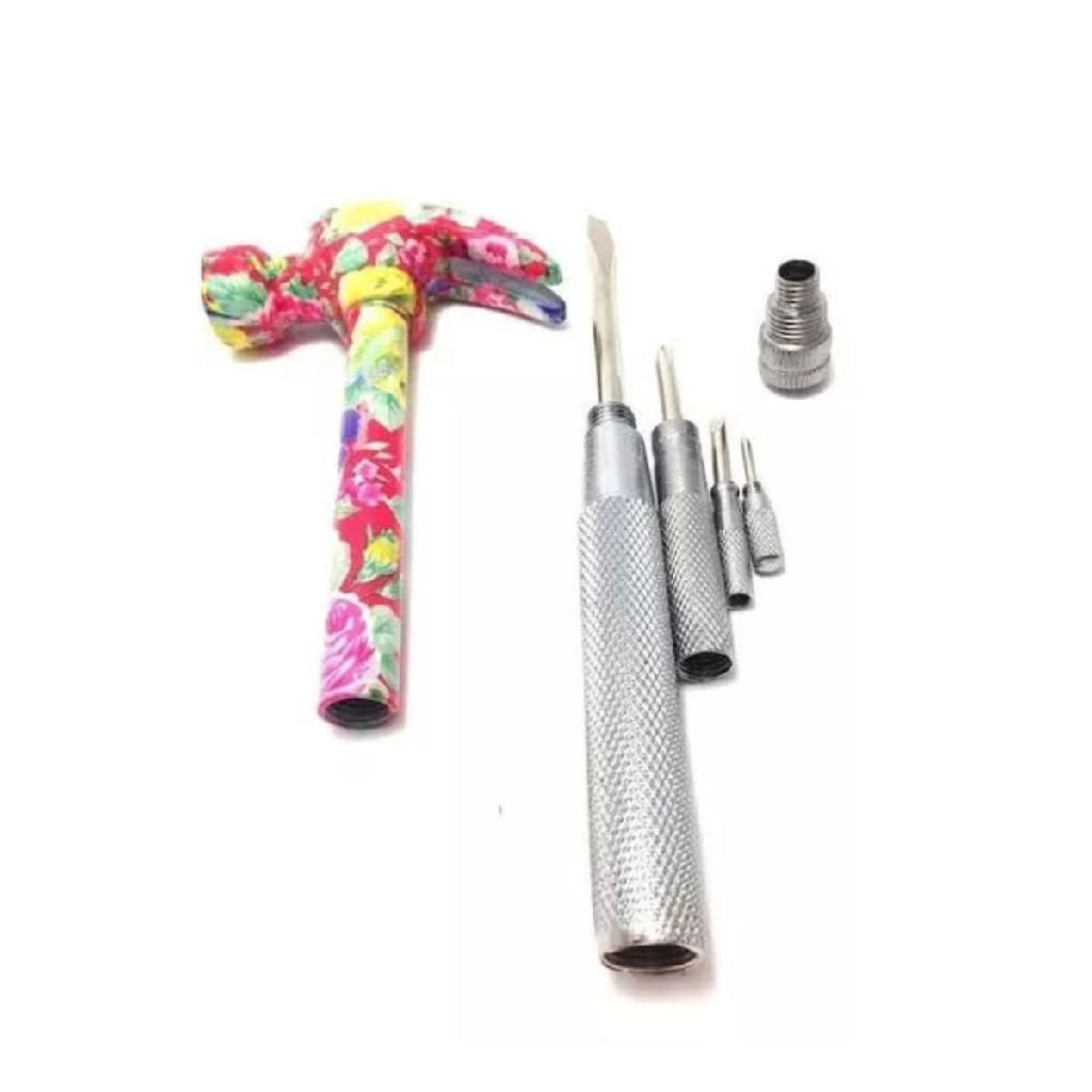 Martelo Para Artesanato E Patchwork Com Chaves 5×1 Floral