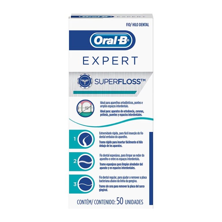 Fio Dental Oral-B Super Floss – 50 Unidades 