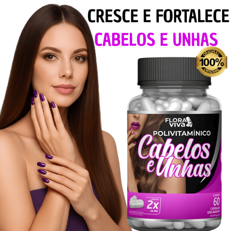 Vitamina para Cabelos e Unhas com Biotina, Vitamin