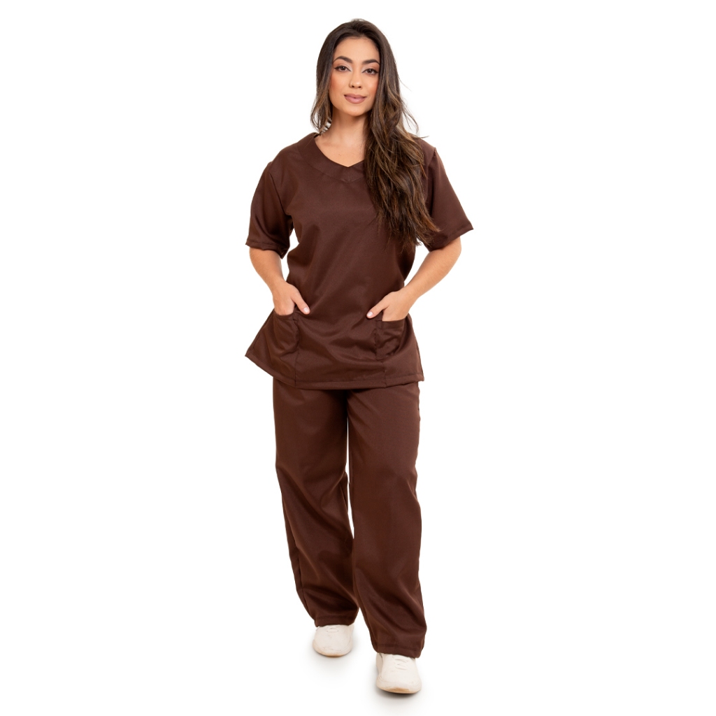 Pijama Hospitalar Cirúrgico Scrub Feminino Acinturado Varias Cores Tamanho Lançamento