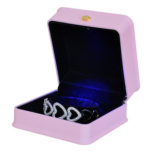 Caixa Luxuosa Para Pulseira/relógio Led Iluminaç