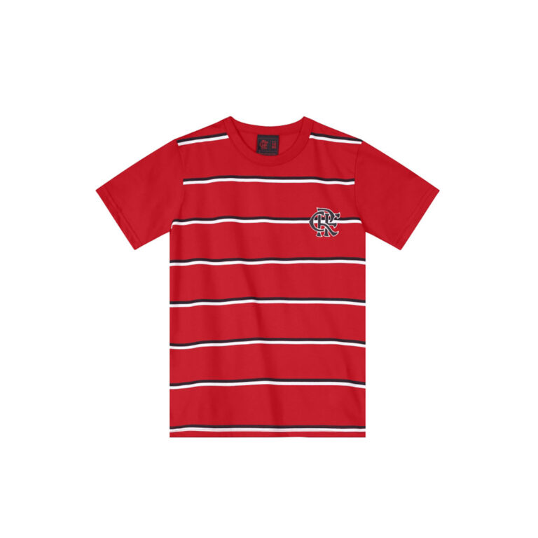 Camiseta Unissex Flamengo em malha Infantil Brandi
