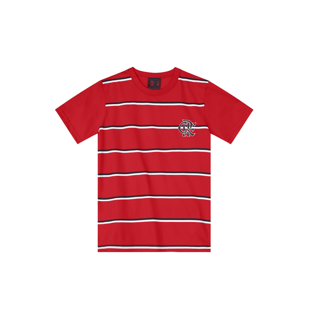 Camiseta Unissex Flamengo em malha Infantil Brandili