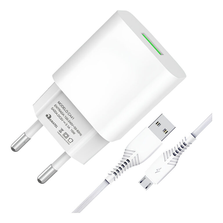 Carregador Para Samsung Turbo Power Micro USB Bran