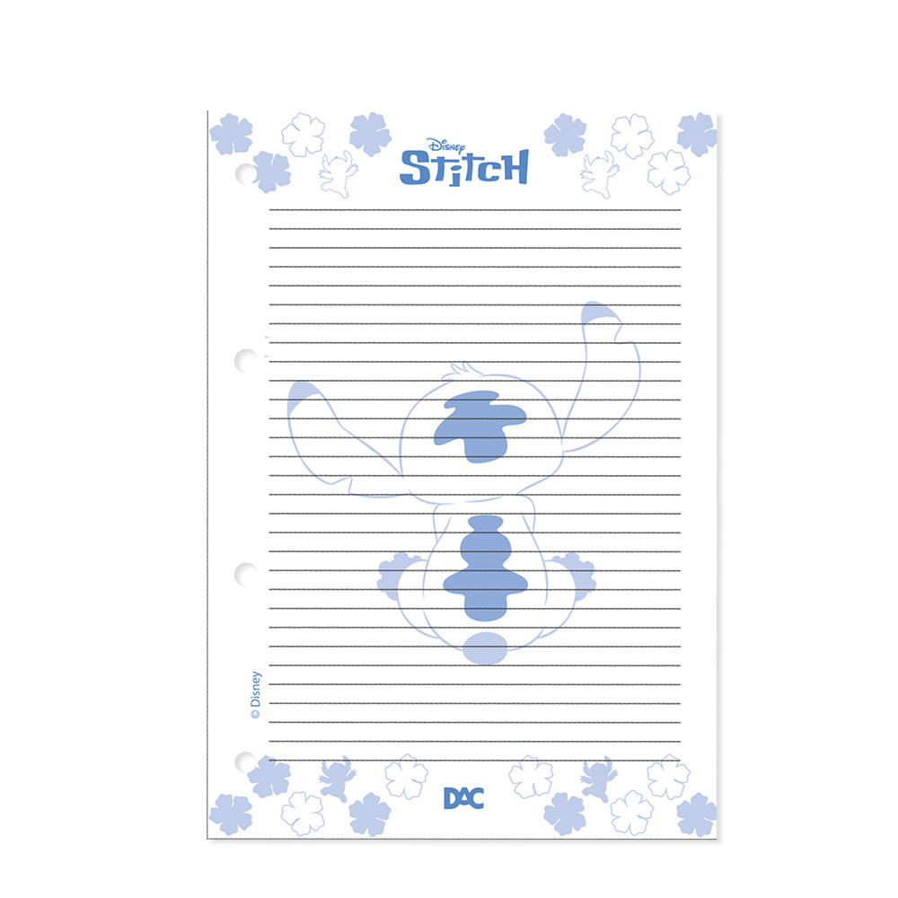 Refil De Folhas Para Fichário Universitário Stitch – Dac