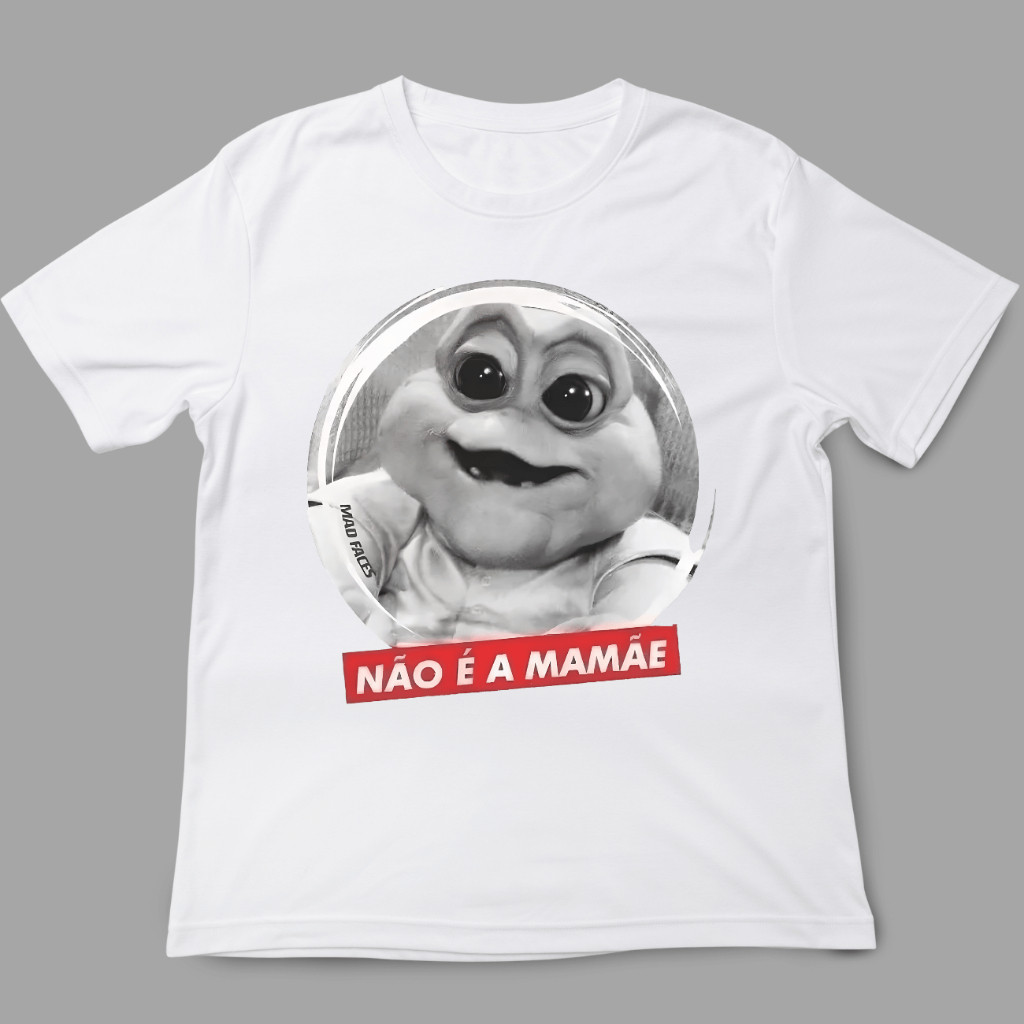 Camiseta Famil Dinossauro – Baby – Branca