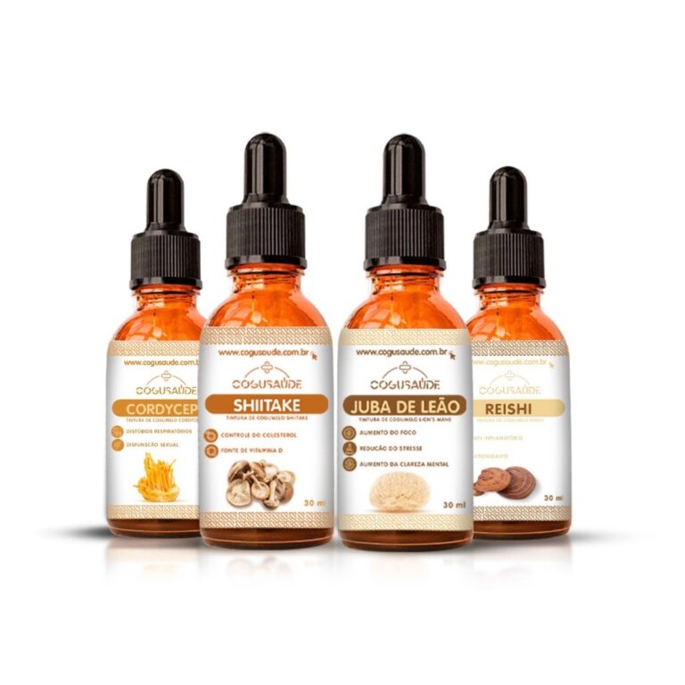 Extrato de Cogumelo cordycebs +juba de leao+reishi